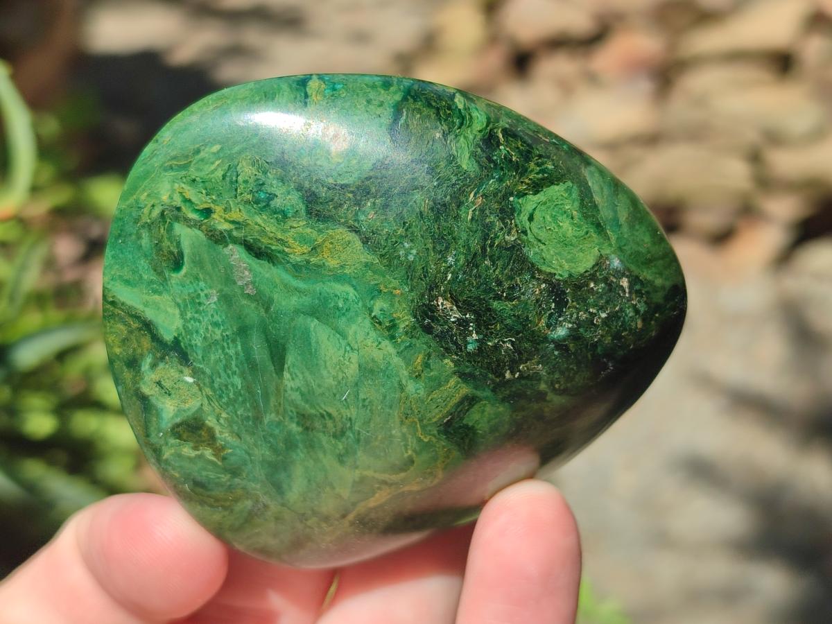 Polished Verdite Free Forms x 12 From Zimbabwe