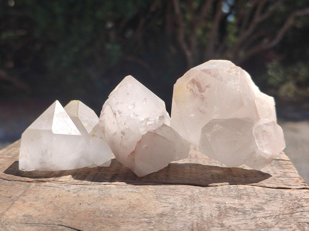 Natural Castle Quartz Crystals x 24 From Madagascar