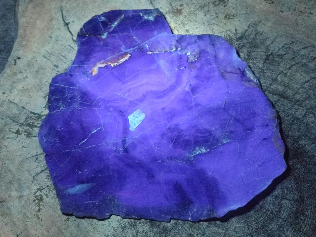 Polished Watermelon Fluorite Slices x 2 From Uis, Namibia