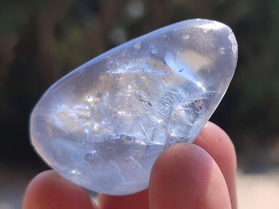 Polished Mini Blue Celestite Free Forms x 70 From Sakoany, Madagascar