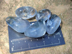 Polished Mini Blue Celestite Free Forms x 70 From Sakoany, Madagascar