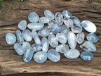 Polished Mini Blue Celestite Free Forms x 70 From Sakoany, Madagascar