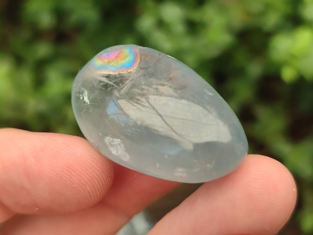 Polished Mini Blue Celestite Free Forms x 70 From Sakoany, Madagascar