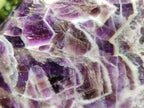 Polished Large Purple Chevron Amethyst Standing Free Form x 1 From Madagascar