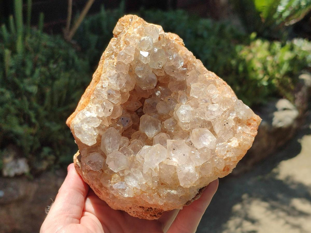 Natural Golden Limonite Quartz Clusters With Goethite Inclusions x 3 From Solwezi, Zambia - Toprock Gemstones and Minerals 