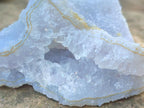 Natural Etched Blue Lace Agate Specimens x 12 From Nsanje, Malawi - Toprock Gemstones and Minerals 