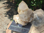 Natural Smokey Phantom Quartz Clusters x 4 From Luena, Congo - Toprock Gemstones and Minerals 