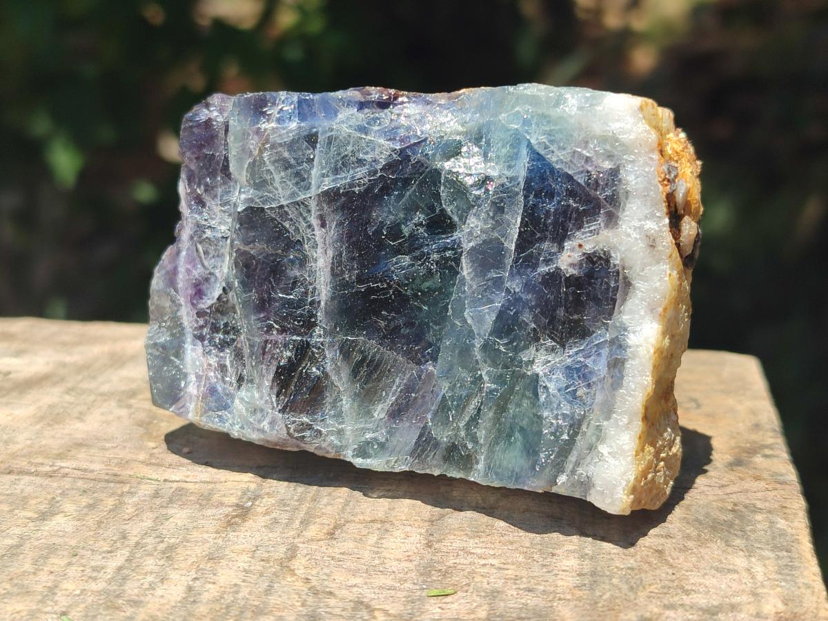 Natural Watermelon Fluorite Cobbed Specimens x 6 From Uis, Namibia - Toprock Gemstones and Minerals 