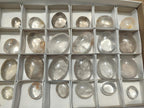 Polished Clear, Smokey And Girasol Quartz Galets x 24 From Madagascar - Toprock Gemstones and Minerals 
