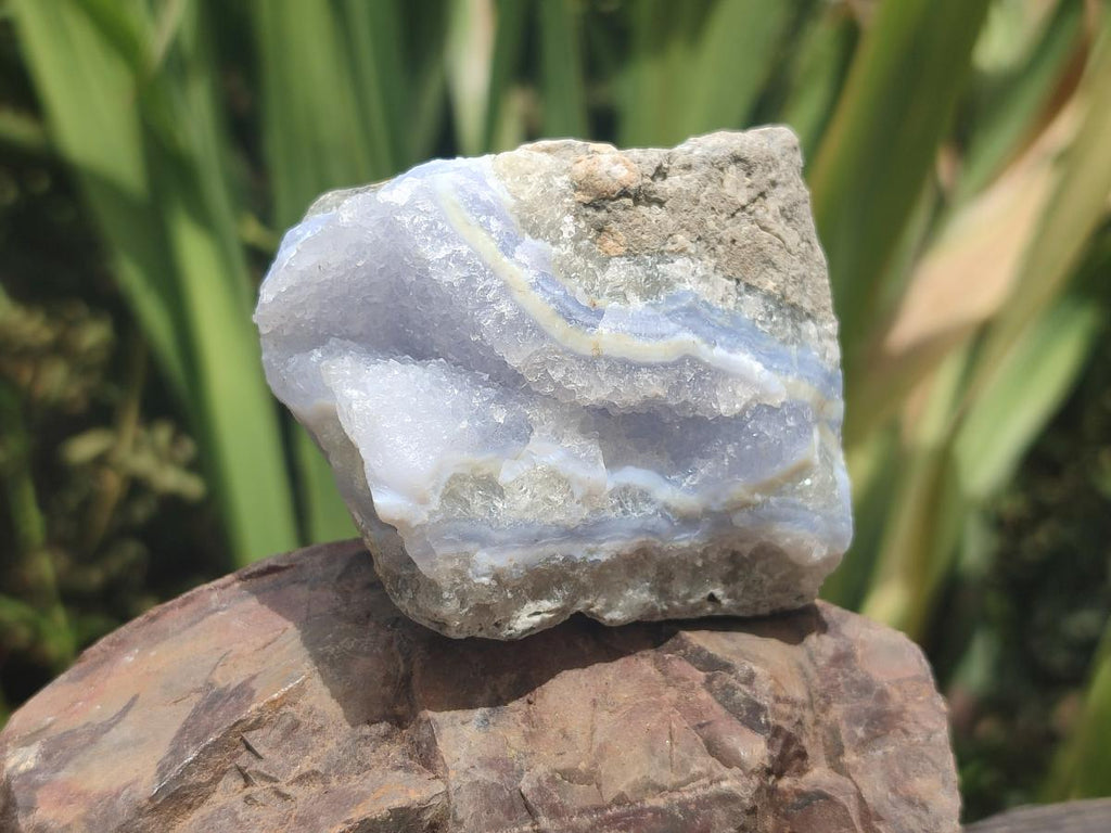 Natural Blue Lace Agate Geode and Cluster Specimens x 14 From Nsanje, Malawi - Toprock Gemstones and Minerals 