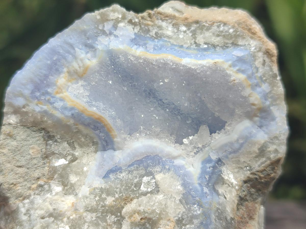 Natural Blue Lace Agate Geode and Cluster Specimens x 14 From Nsanje, Malawi - Toprock Gemstones and Minerals 