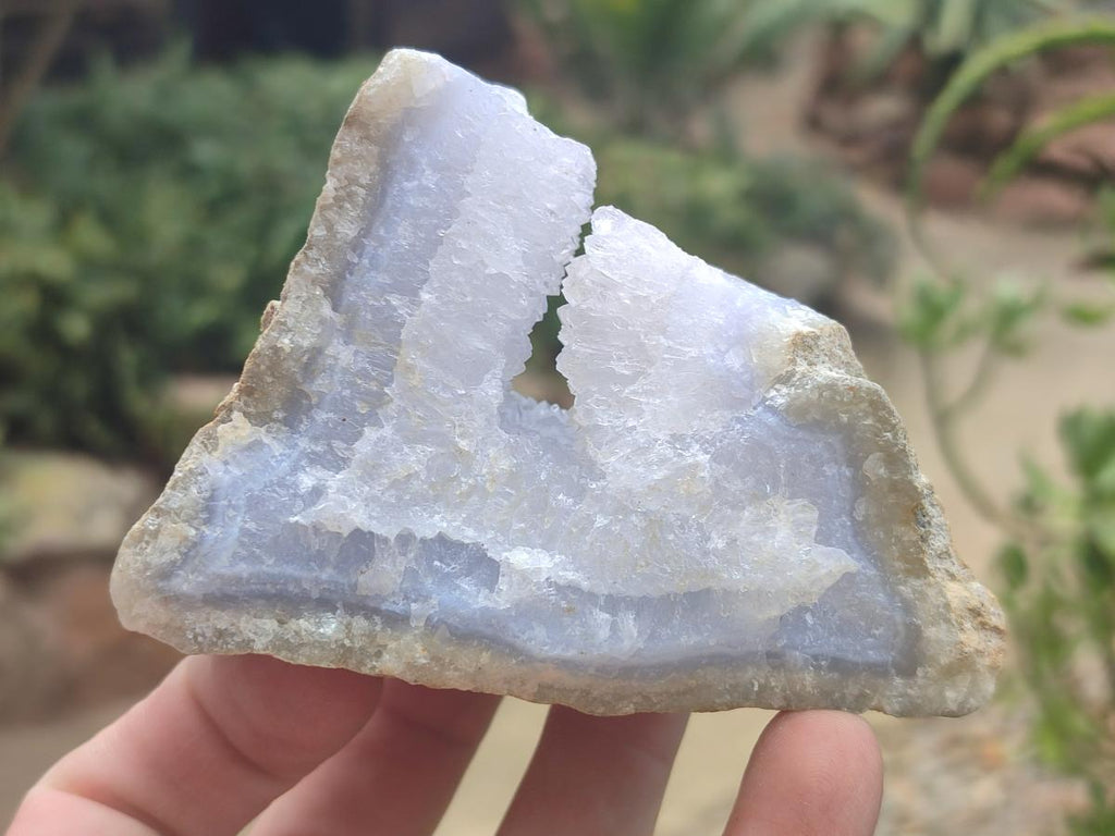 Natural Blue Lace Agate Geode and Cluster Specimens x 14 From Nsanje, Malawi - Toprock Gemstones and Minerals 