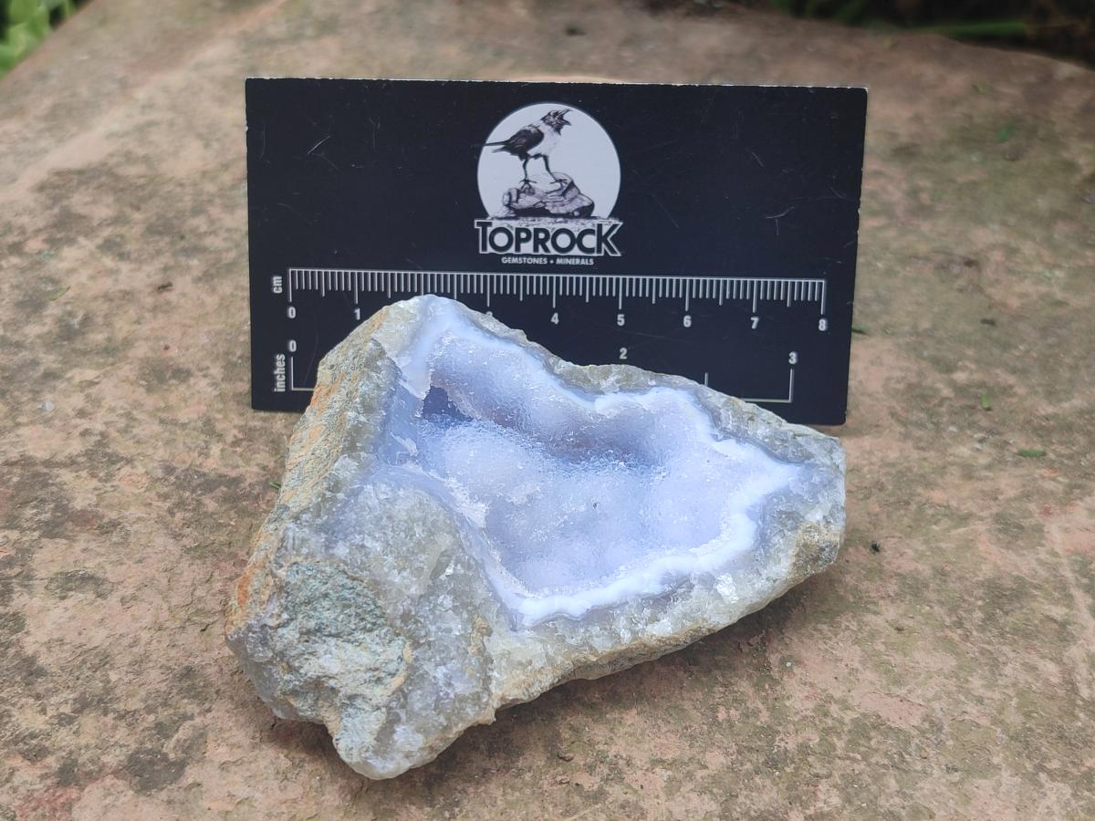 Natural Blue Lace Agate Geode and Cluster Specimens x 14 From Nsanje, Malawi - Toprock Gemstones and Minerals 