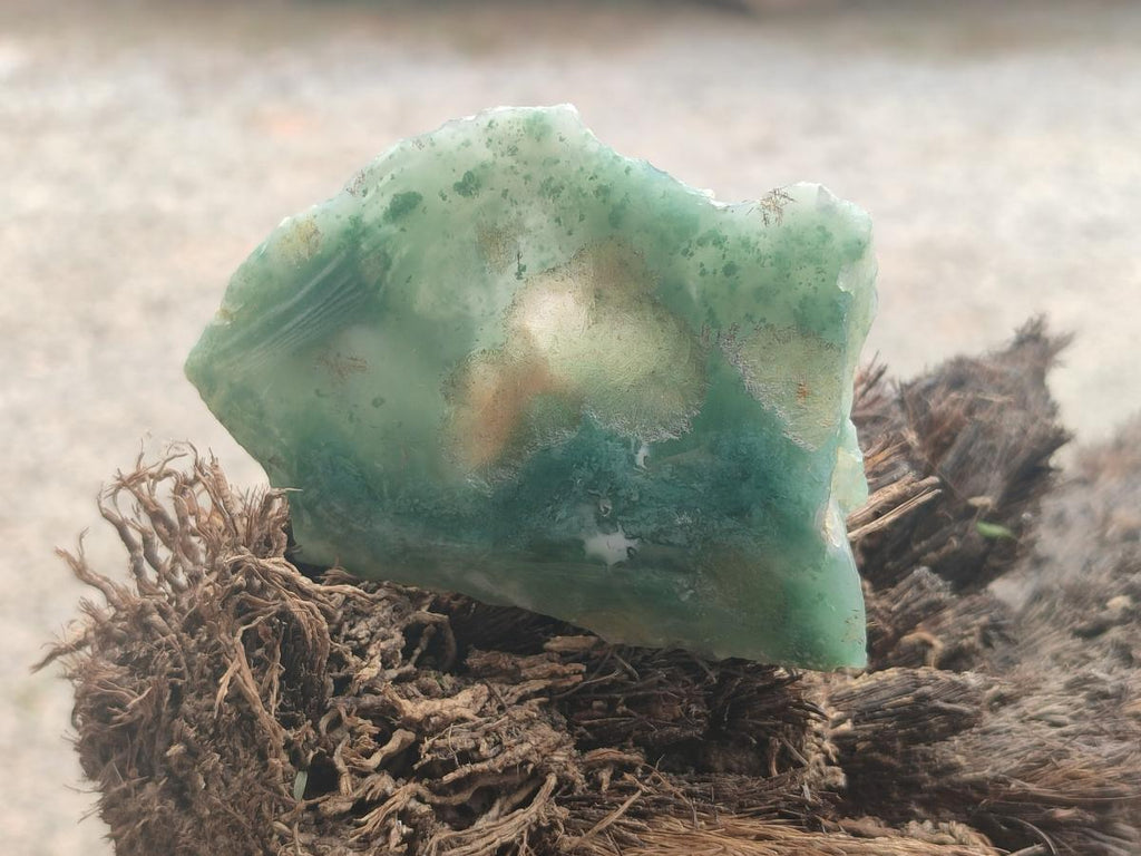 Polished On One Side Mtorolite Chrysoprase Plates x 24 From Mutorashanga, Zimbabwe - Toprock Gemstones and Minerals 