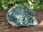 Natural Large Drusy Quartz Coated Ball Malachite On Dolomite Specimen x 1 From Mindingi Mine, Kambove, Congo - Toprock Gemstones and Minerals 