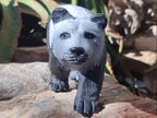 Hand Made Large Polar Bear Soapstone Carving x 1 From Zimbabwe - Toprock Gemstones and Minerals 