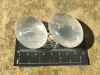 Polished Girasol Pearl Quartz Palm Stones x 24 From Ambatondrazaka, Madagascar - Toprock Gemstones and Minerals 