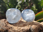 Polished Mini Blue Celestite Free Forms x 40 From Sakoany, Madagascar - Toprock Gemstones and Minerals 
