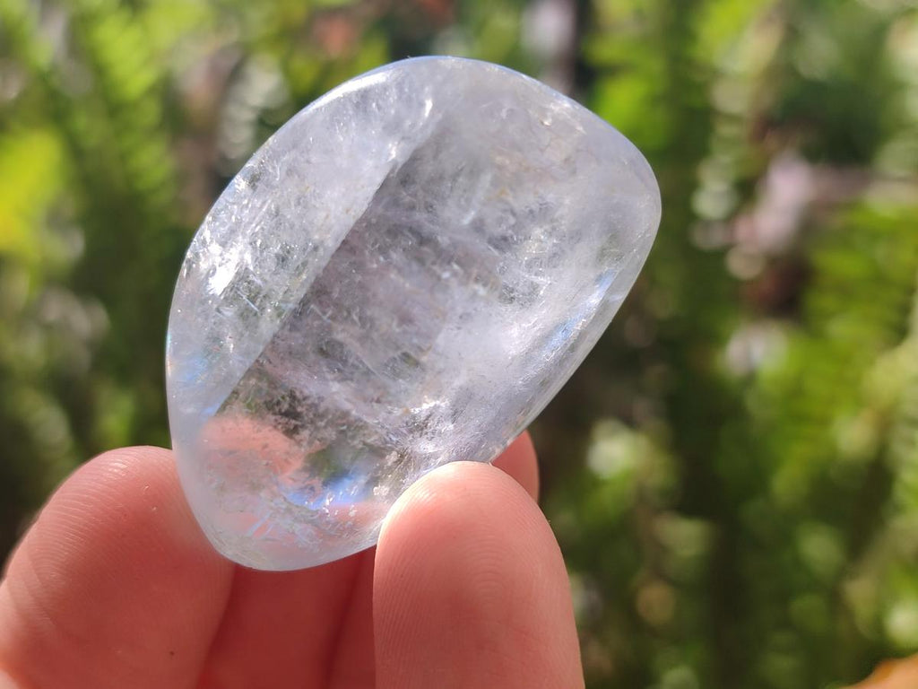 Polished Mini Blue Celestite Free Forms x 40 From Sakoany, Madagascar - Toprock Gemstones and Minerals 
