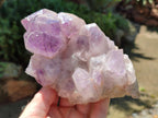 Natural Jacaranda Amethyst Crystal Clusters x 2 From Mumbwa, Zambia - Toprock Gemstones and Minerals 
