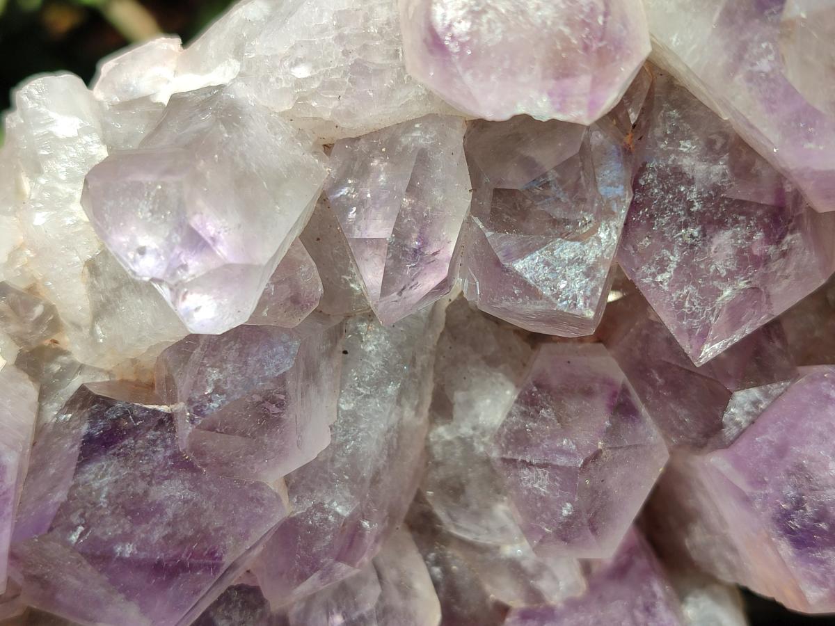 Natural Jacaranda Amethyst Crystal Clusters x 2 From Mumbwa, Zambia - Toprock Gemstones and Minerals 