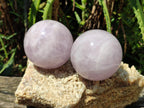 Polished Gemmy Blue Star Rose Girasol Quartz Spheres x 3 From Madagascar - Toprock Gemstones and Minerals 