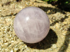 Polished Gemmy Blue Star Rose Girasol Quartz Spheres x 3 From Madagascar - Toprock Gemstones and Minerals 