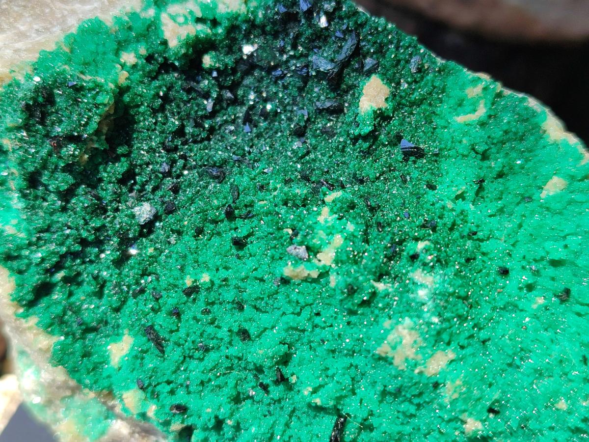 Natural Crystalline Malachite Specimens x 2 From Tenke Fungurume, Congo - Toprock Gemstones and Minerals 