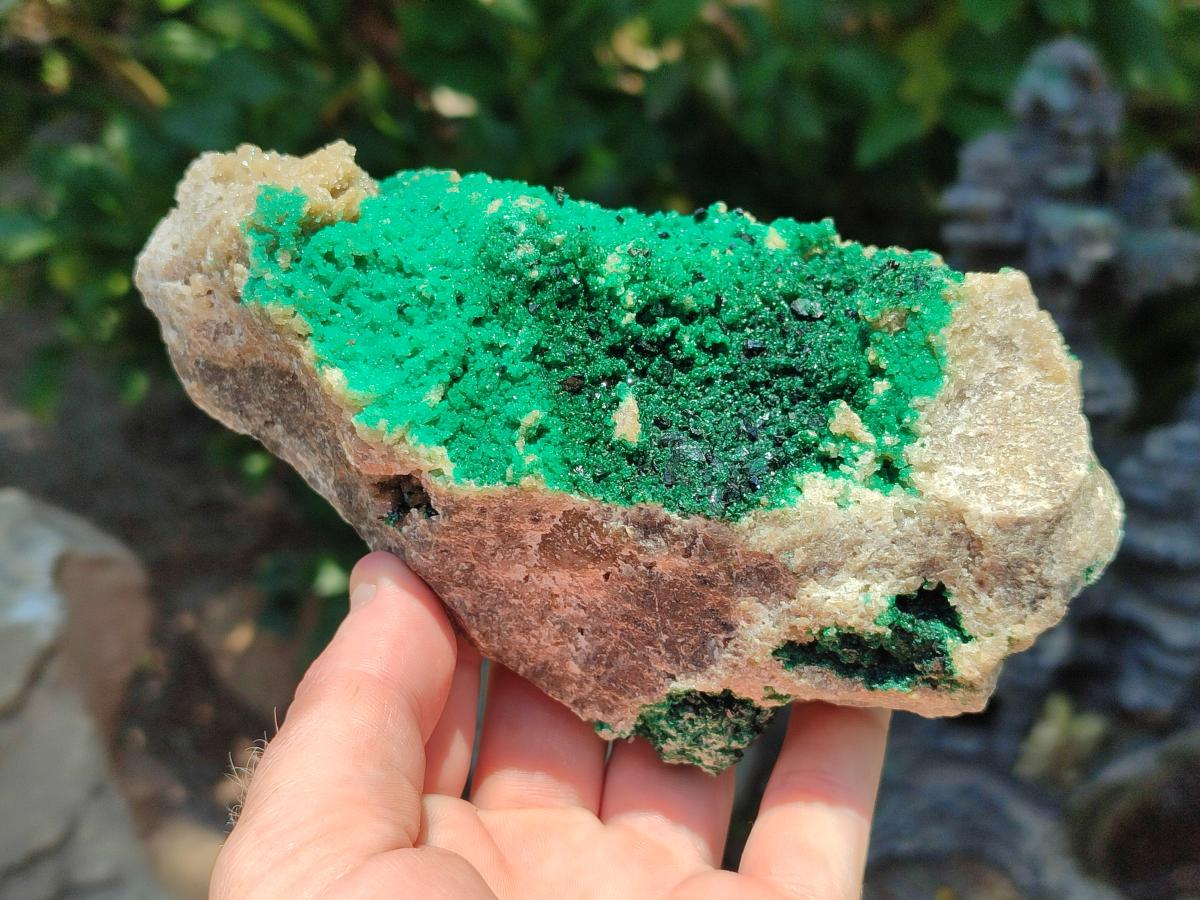 Natural Crystalline Malachite Specimens x 2 From Tenke Fungurume, Congo - Toprock Gemstones and Minerals 