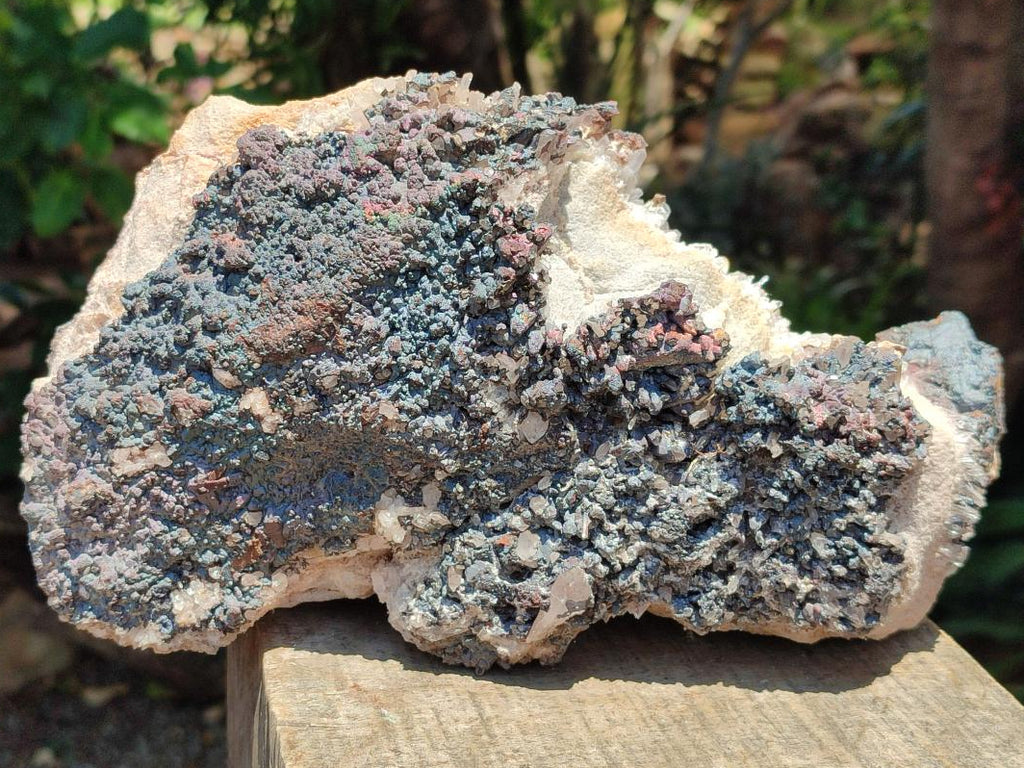 Natural Blacknite Quartz Cluster Specimens x 2 From Madagascar - Toprock Gemstones and Minerals 