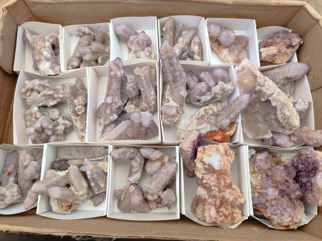 Natural Amethyst Spirit Clusters x 38 From Boekenhouthoek, South Africa - Toprock Gemstones and Minerals 
