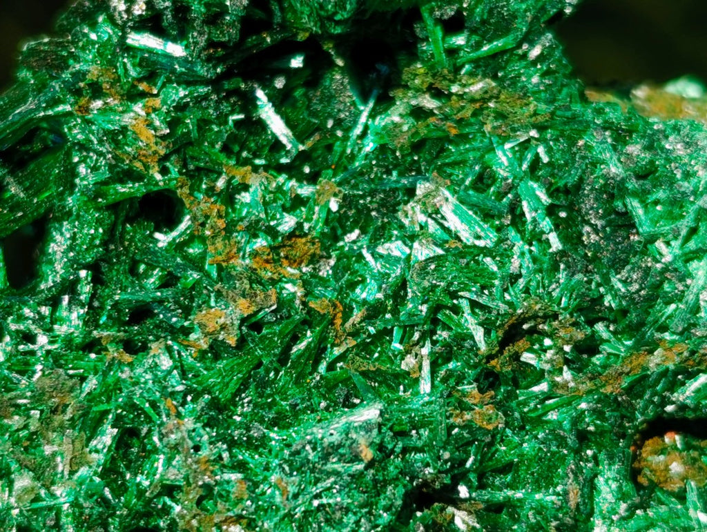 Natural Silky Malachite Specimens x 12 From Kasompe, Congo - Toprock Gemstones and Minerals 