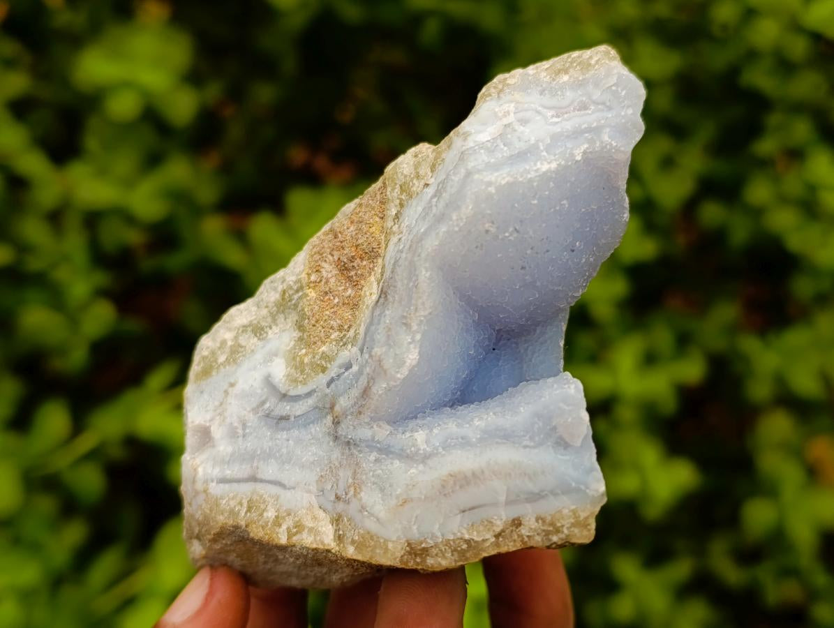 Natural Blue Lace Agate Geode and Cluster Specimens x 12 From Nsanje, Malawi - Toprock Gemstones and Minerals 