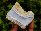 Natural Blue Lace Agate Geode and Cluster Specimens x 12 From Nsanje, Malawi - Toprock Gemstones and Minerals 