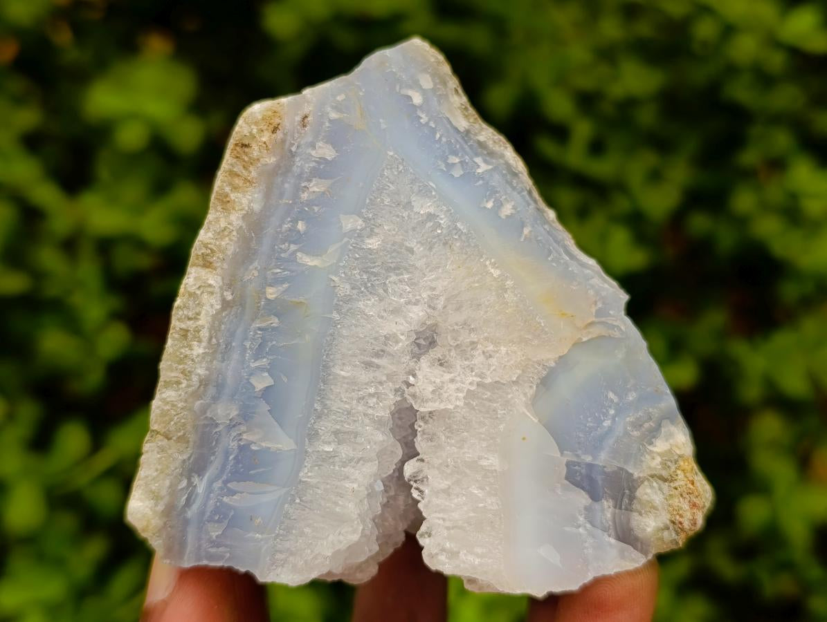 Natural Blue Lace Agate Geode and Cluster Specimens x 12 From Nsanje, Malawi - Toprock Gemstones and Minerals 