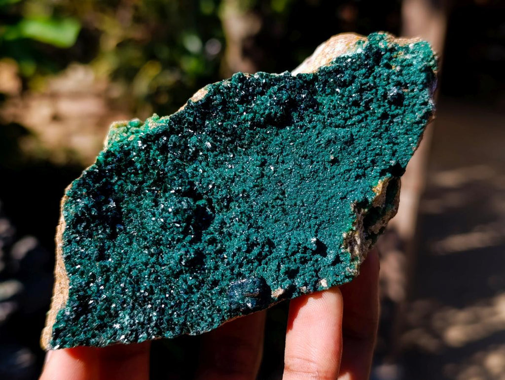 Natural Crystalline Malachite Specimens x 2 From Tenke Fungurume, Congo - Toprock Gemstones and Minerals 