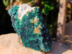 Natural Crystalline Malachite Specimens x 2 From Tenke Fungurume, Congo - Toprock Gemstones and Minerals 