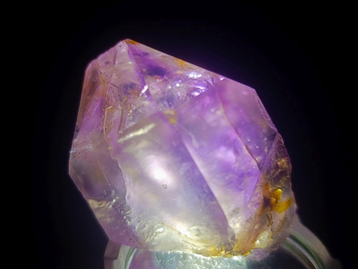 Polished Rare Purple Sunset Flash Labradorite Standing Free Forms x 2 From Madagascar - Toprock Gemstones and Minerals 