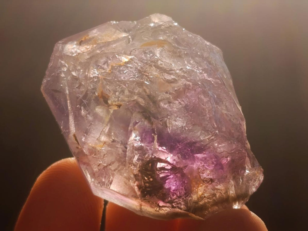 Polished Rare Purple Sunset Flash Labradorite Standing Free Forms x 2 From Madagascar - Toprock Gemstones and Minerals 