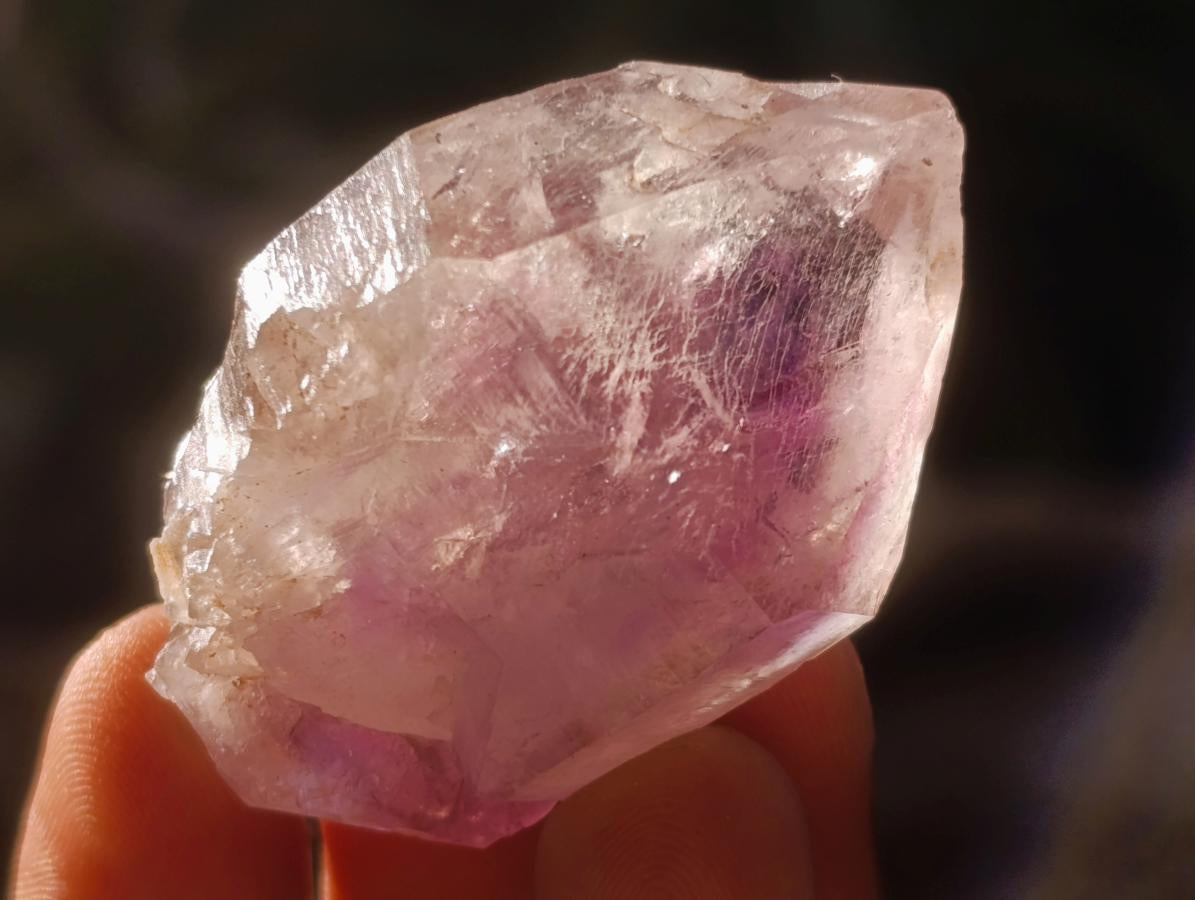 Polished Rare Purple Sunset Flash Labradorite Standing Free Forms x 2 From Madagascar - Toprock Gemstones and Minerals 