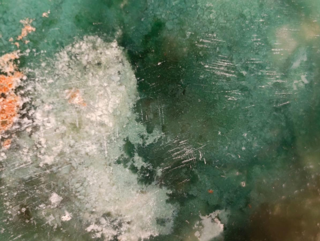 Polished On One Side Mtorolite Chrysoprase Plates x 2 From Mutorashanga, Zimbabwe - Toprock Gemstones and Minerals 