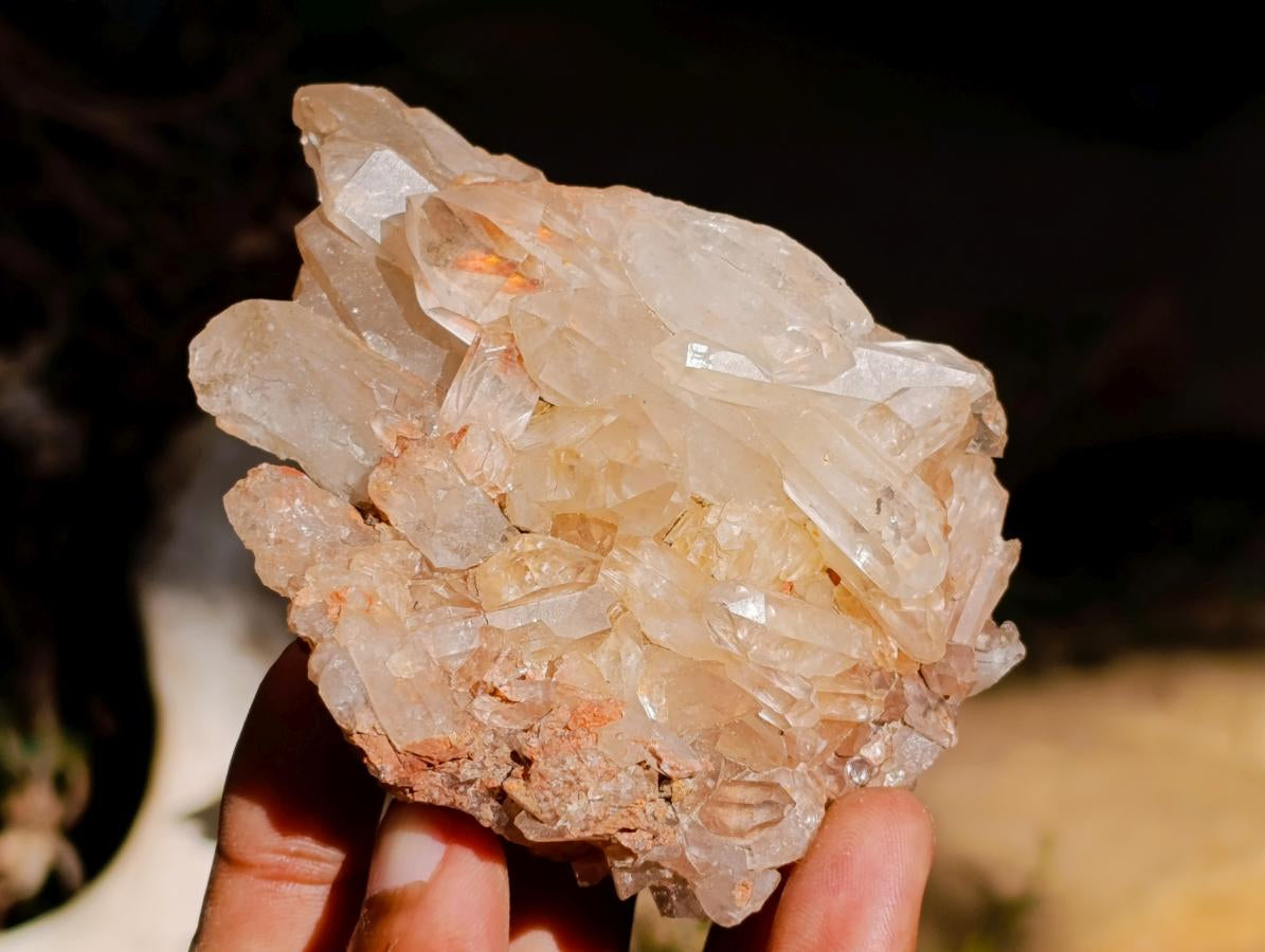 Natural Mpika Quarts Crystals and Cluster x 6 From Mpika, Zambia - Toprock Gemstones and Minerals 