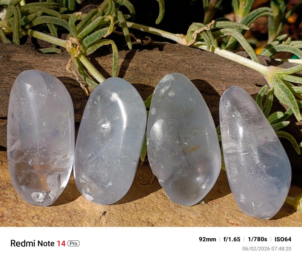 Polished Blue Celestite Free Forms x 20 From Sakoany, Madagascar - Toprock Gemstones and Minerals 