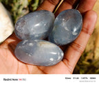 Polished Blue Celestite Free Forms x 20 From Sakoany, Madagascar - Toprock Gemstones and Minerals 