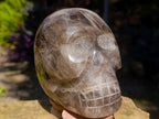 Hand Made XL Smokey Quartz Skull x 1 From Madagascar - Toprock Gemstones and Minerals 
