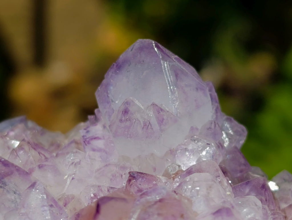 Natural Gemmy Amethyst Spirit Quartz Clusters x 4 From Boekenhouthoek, South Africa - Toprock Gemstones and Minerals 