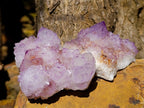 Natural Gemmy Amethyst Spirit Quartz Clusters x 4 From Boekenhouthoek, South Africa - Toprock Gemstones and Minerals 