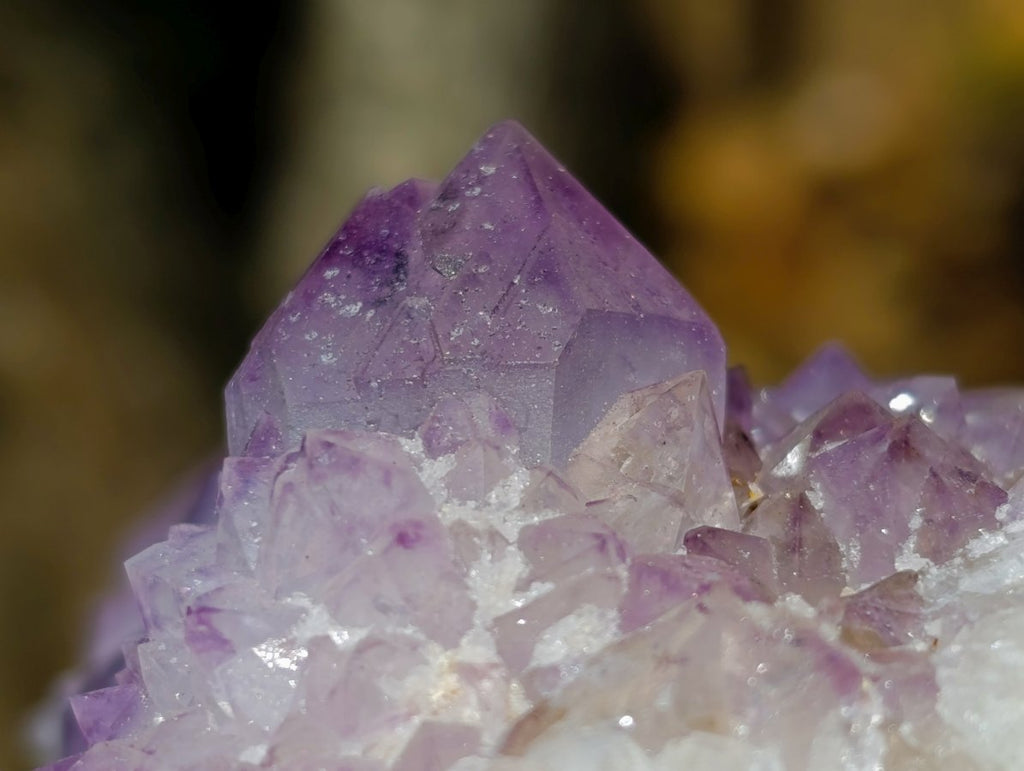 Natural Gemmy Amethyst Spirit Quartz Clusters x 4 From Boekenhouthoek, South Africa - Toprock Gemstones and Minerals 