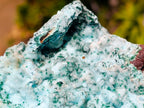 Natural Large Drusy Coated Chrysocolla with Malachite Specimen x 1 From Lupoto Mine, Congo - Toprock Gemstones and Minerals 