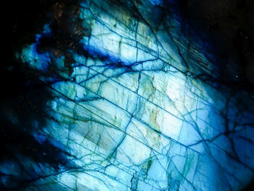 Polished Labradorite Standing Free Forms x 2 From Madagascar - Toprock Gemstones and Minerals 